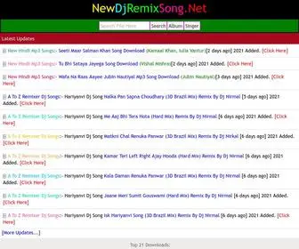 Newdjremixsong.net(New Dj Remix Songs Download) Screenshot