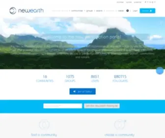 Newearthnation.org(New Earth Nation) Screenshot