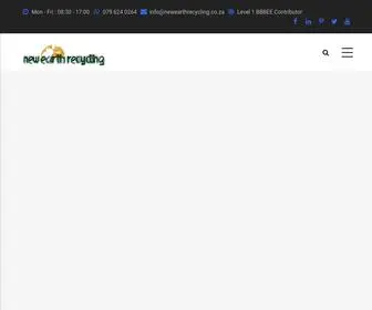 Newearthrecycling.co.za(New Earth Recycling) Screenshot