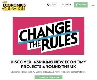 Neweconomics.org(Together we can change the rules) Screenshot