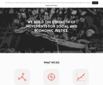 Neweconomyorganisers.org(We offer hands) Screenshot