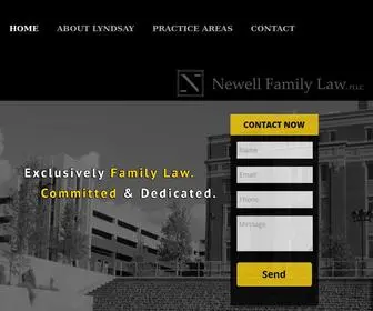 Newellfamilylaw.com(Newell Family Law) Screenshot