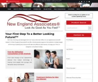 Newenglandassociates.com(New England Associates® & HairStart® Solutions for Thinning Hair to Help You Look As Good As You Feel) Screenshot