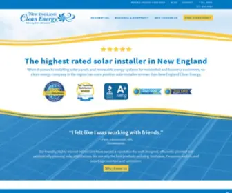 Newenglandcleanenergy.com(Highest Rated Solar Installer) Screenshot