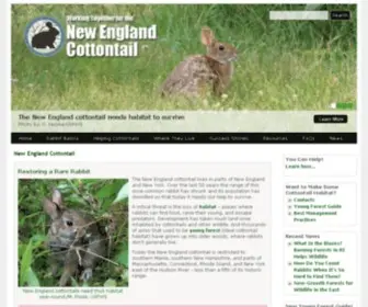 Newenglandcottontail.org(New England Cottontail) Screenshot