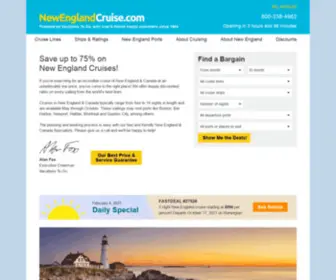 Newenglandcruise.com(New England Cruises) Screenshot
