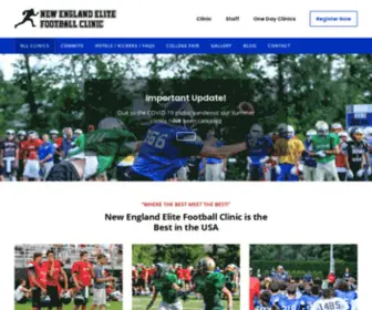 Newenglandelitefootballclinic.com(New England Elite Football Clinic) Screenshot