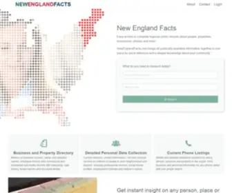 Newenglandfacts.com(New England Facts) Screenshot