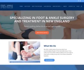 Newenglandfoot.com(Foot and Ankle Pain) Screenshot