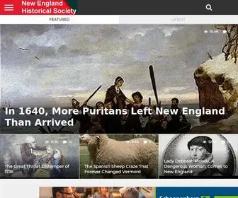 Newenglandhistoricalsociety.com(New England Historical Society) Screenshot