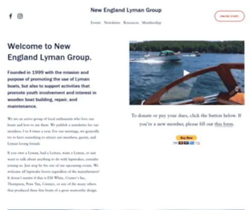 Newenglandlymangroup.org(New England Lyman Group) Screenshot