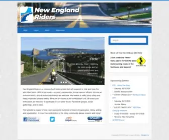 Newenglandriders.org(Northeast's motorcycling community) Screenshot