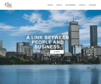 Newenglandstaffingsolutions.com(A link between people and business) Screenshot