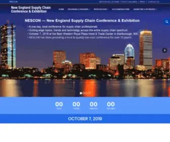 Newenglandsupplychainconference.org(New England Supply Chain Conference & Exhibition) Screenshot