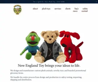 Newenglandtoy.com(The Home of the official Dr. Fauci plush toy) Screenshot