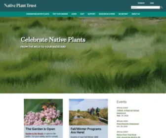 Newenglandwild.org(Native Plant Trust) Screenshot
