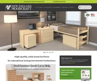 Newenglandwoodcraft.com(Quality Custom Contract Furniture) Screenshot