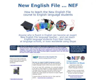 Newenglishfile.net(New English File) Screenshot