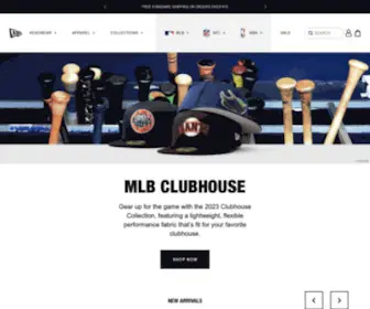 Neweracap.com(New Era Cap Co) Screenshot