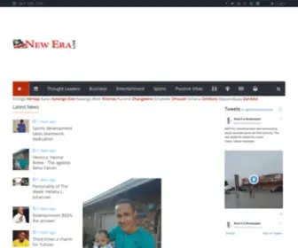 Newera.com.na(New Era Newspaper Namibia) Screenshot