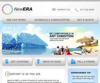 Newerahvac.com(New ERA Heating & Cooling) Screenshot