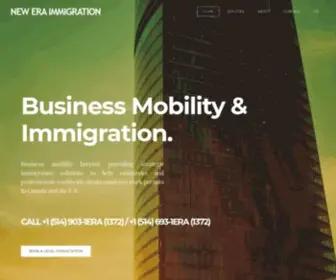 Neweraimmigration.com(New Era Immigration) Screenshot