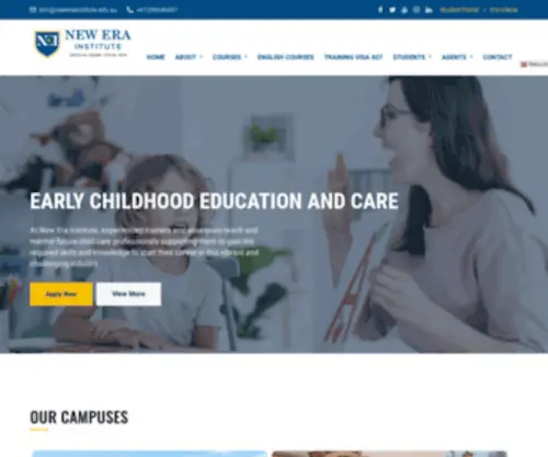 Newerainstitute.edu.au(New Era Institute) Screenshot