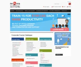 Neweratechnology.com(New Era Technology Training) Screenshot