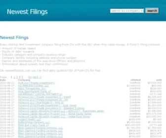 Newestfilings.com(Newestfilings) Screenshot