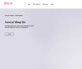 Newestshopskincream.com(Newestshopskincream) Screenshot