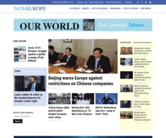 Neweurope.eu(New Europe) Screenshot