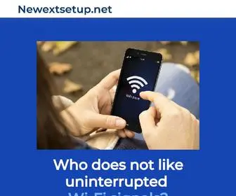 Newextsetup.net(Mywifiext) Screenshot