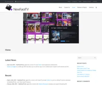 Newfacetv.com(TV applications development) Screenshot