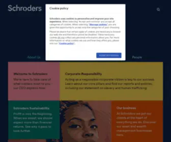 Newfinancecapital.com(Schroders) Screenshot