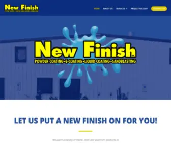 Newfinishinc.com(New Finish) Screenshot