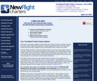 Newflightcharters.com(NEW FLIGHT CHARTERS) Screenshot