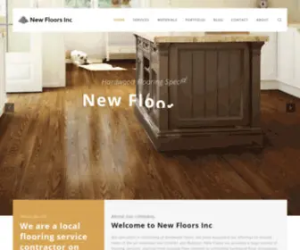 Newfloorsinc.com(New Floors Inc hardwood flooring refinish install Cape Cod Coretec install) Screenshot