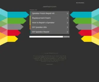 Newfoam.com(Speaker repair) Screenshot