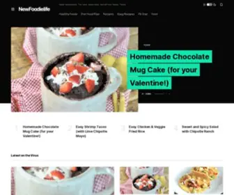 Newfoodielife.com(Health and Delicious Food) Screenshot