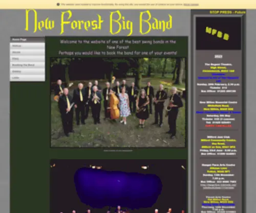 Newforestbigband.co.uk(New Forest Big Band) Screenshot