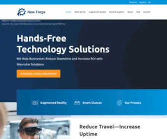 Newforgetech.com(AR Company & Technology Supplier Rock Hill) Screenshot