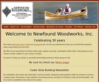 Newfound.com(Newfound Woodworks) Screenshot