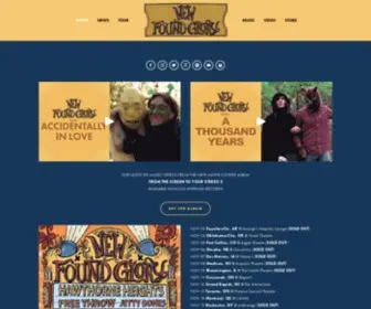 Newfoundglory.com(The official site of New Found Glory) Screenshot