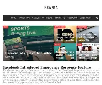 Newfra.com(Technology and Auto Blog) Screenshot