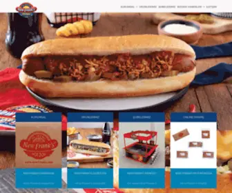 Newfranks.com(New Frank's Hot Dog) Screenshot