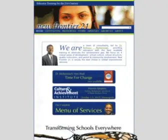 Newfrontier21.com(Educator Training for the 21st Century) Screenshot