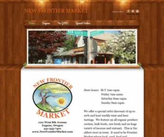 Newfrontiermarket.com(NEW FRONTIER MARKET) Screenshot