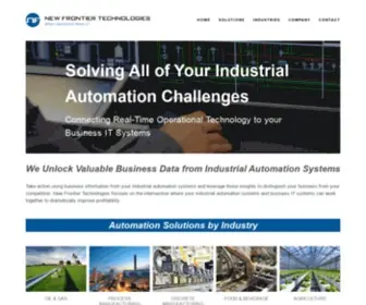 Newfrontiertech.com(New Frontier Technologies) Screenshot