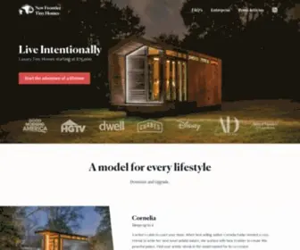 Newfrontiertinyhomes.com(New Frontier Tiny Homes) Screenshot