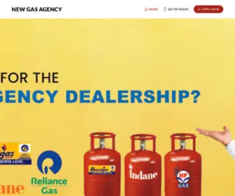 Newgasagency.in(New Gas Agency) Screenshot